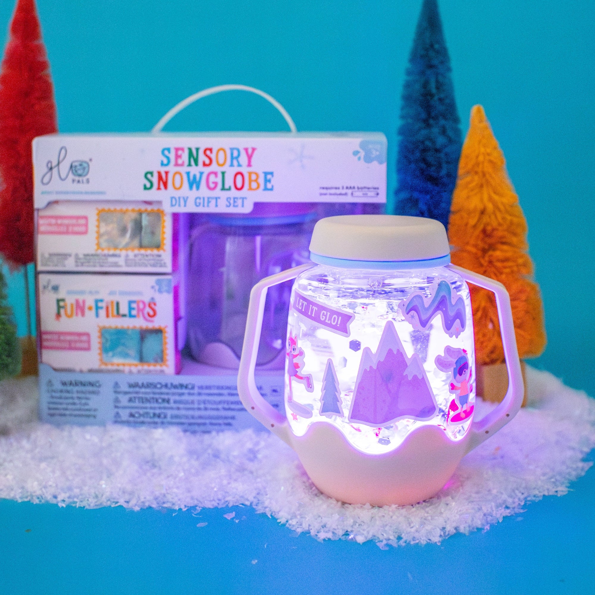 DIY Sensory Snowglobe Gift Set