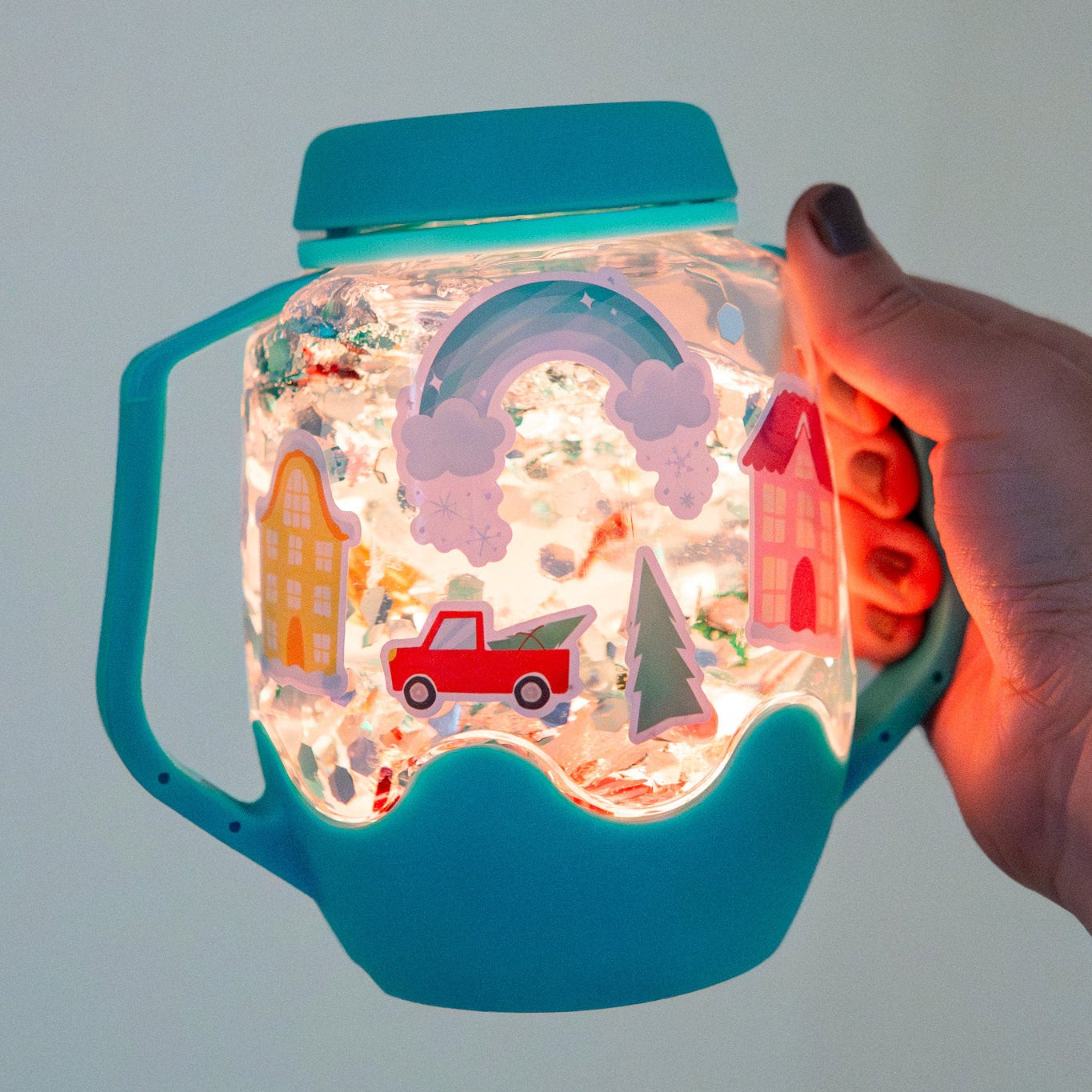 DIY Sensory Snowglobe Gift Set