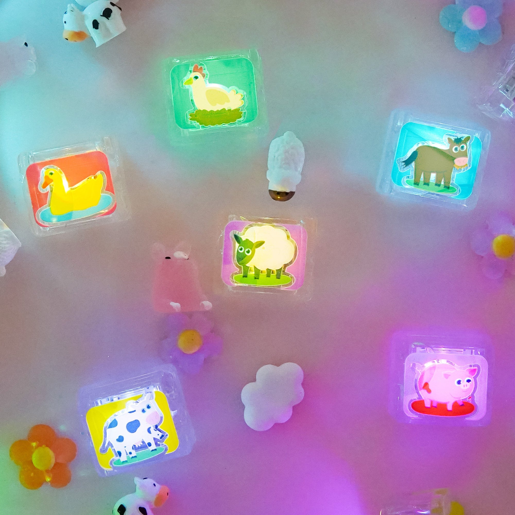 Limited Edition Light-Up Cubes, 6-Pack
