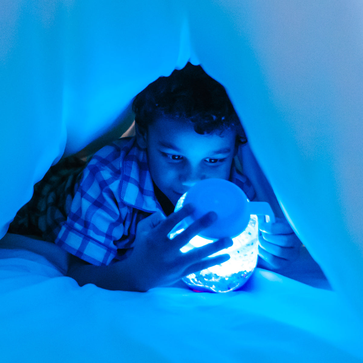 [Surf's Up] Surf's Up jar glowing under a blanket fort
