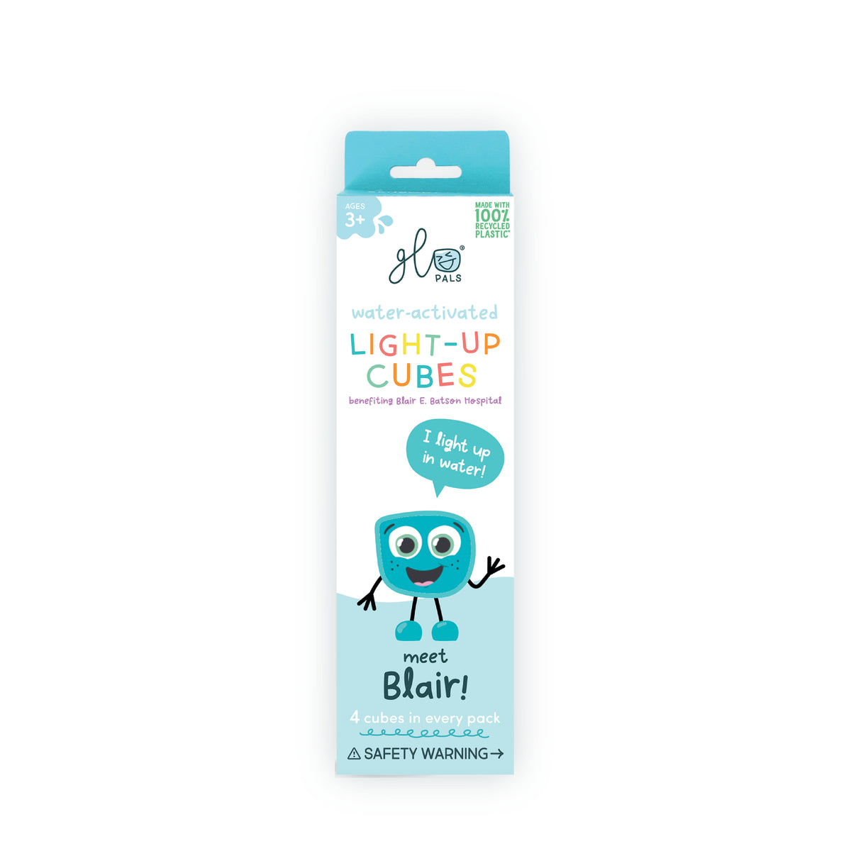 [Blair – Blue] Light-Up Cubes 4-Pack – Blair – Blue