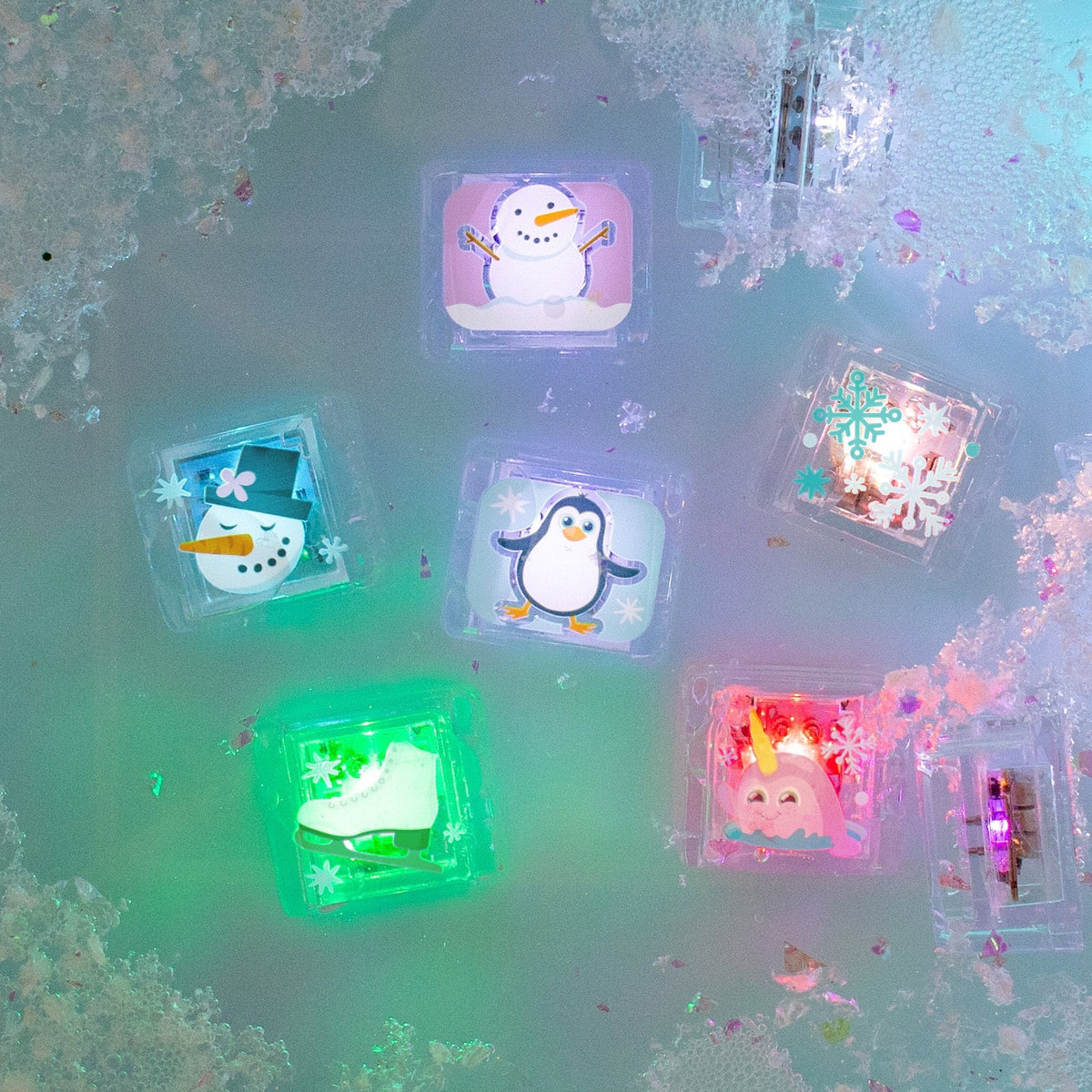 Winter Light-Up Cubes 6-Pack