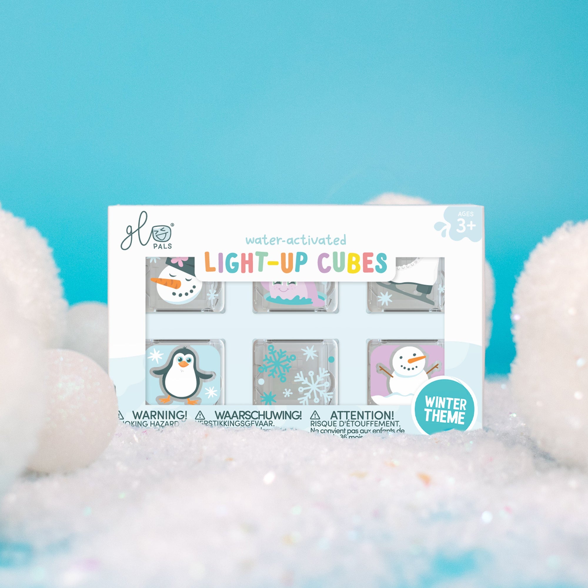 Winter Light-Up Cubes 6-Pack