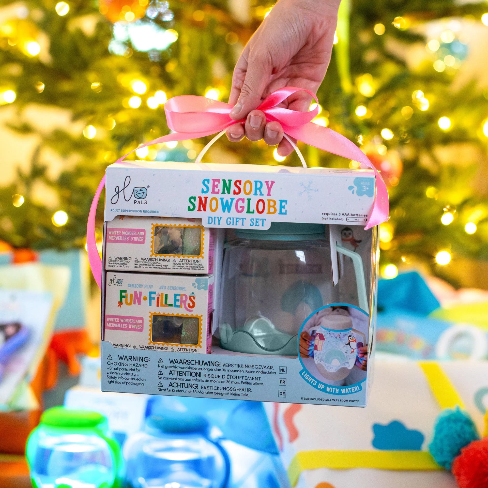 DIY Sensory Snowglobe Gift Set