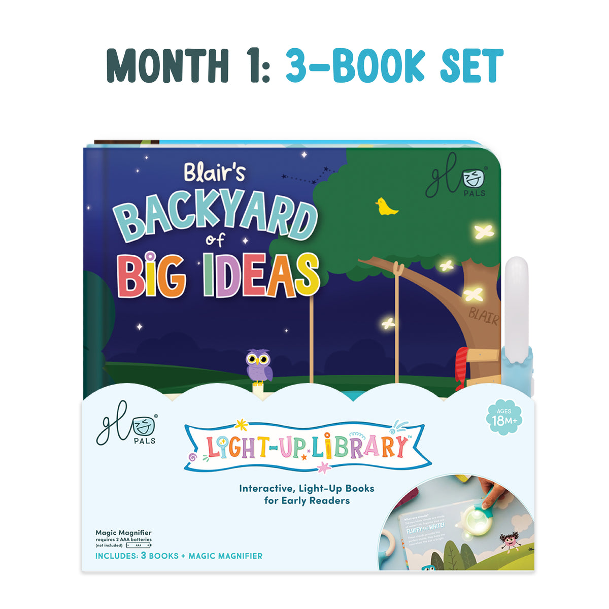 3-Pack Book Set + Glo Pal Gift Subscription