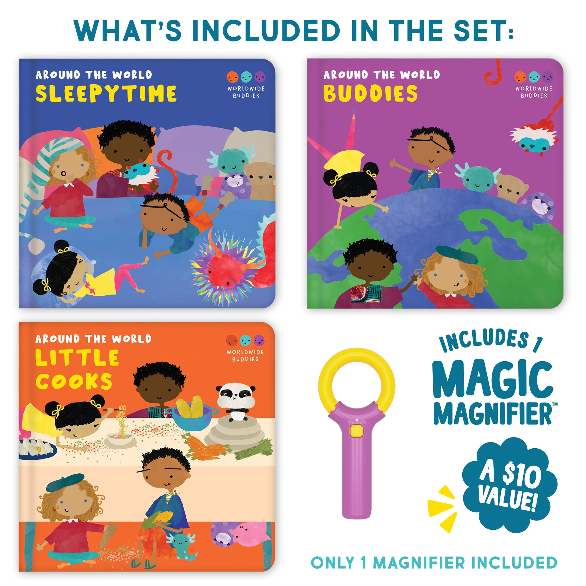 Light-Up Library™ - 3 Book Set, Worldwide Buddies