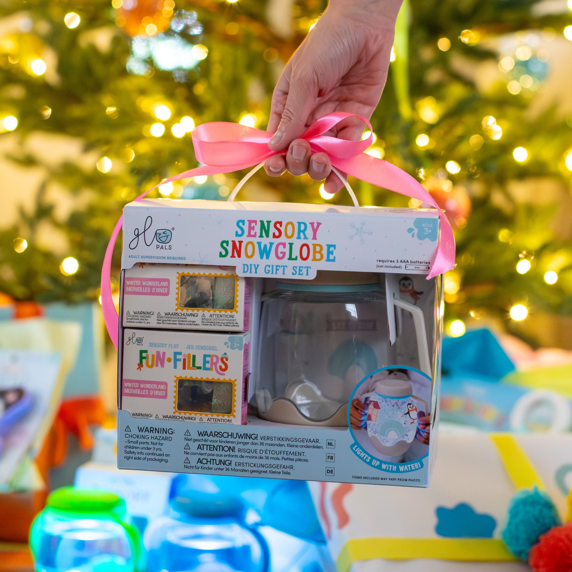 DIY Sensory Snowglobe Gift Set