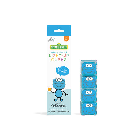 Cookie Monster Light-Up Cubes 4-Pack
